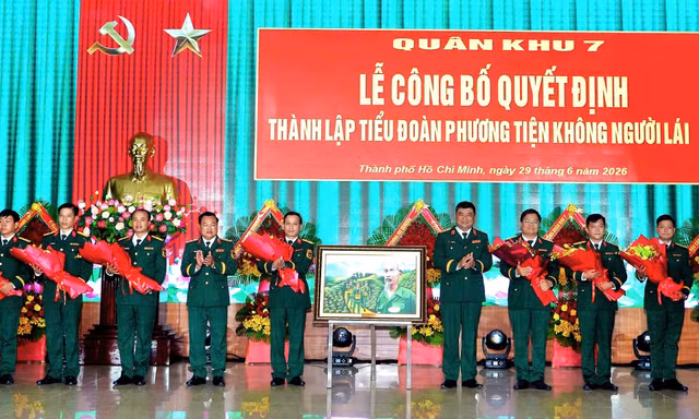 Thành lập Tiểu đoàn Phương tiện không người lái Quân khu 7