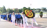 Đại biểu Đại hội Đoàn XIII tham gia Lễ báo công, vào lăng viếng Chủ tịch Hồ Chí Minh