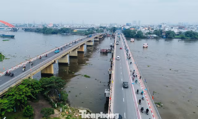 Toàn cảnh cầu Bình Triệu 1 sau khi được 'thần đèn' nâng tĩnh không
