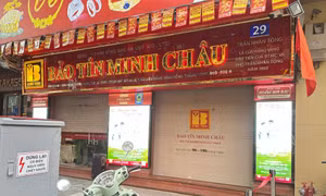 Cửa hàng vàng Bảo Tín Minh Châu giao dịch trở lại từ 12h trưa nay