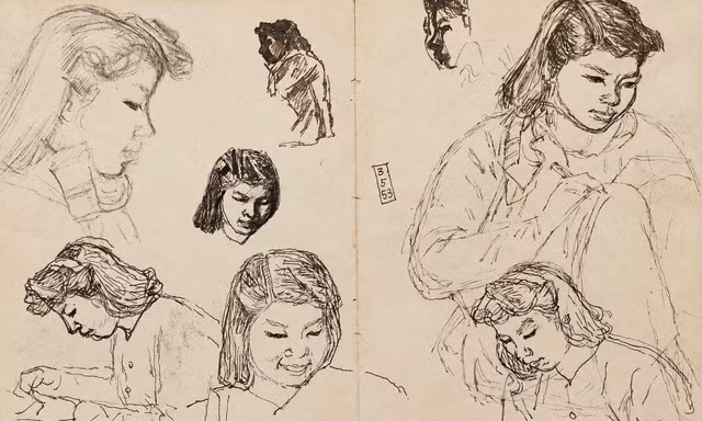 Bộ ký họa ‘có tiền chưa chắc mua được’ của danh họa Tô Ngọc Vân