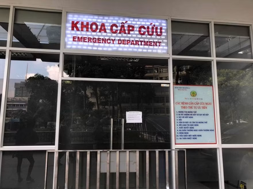Khoa Cấp cứu Bệnh viện Nhi đồng 2