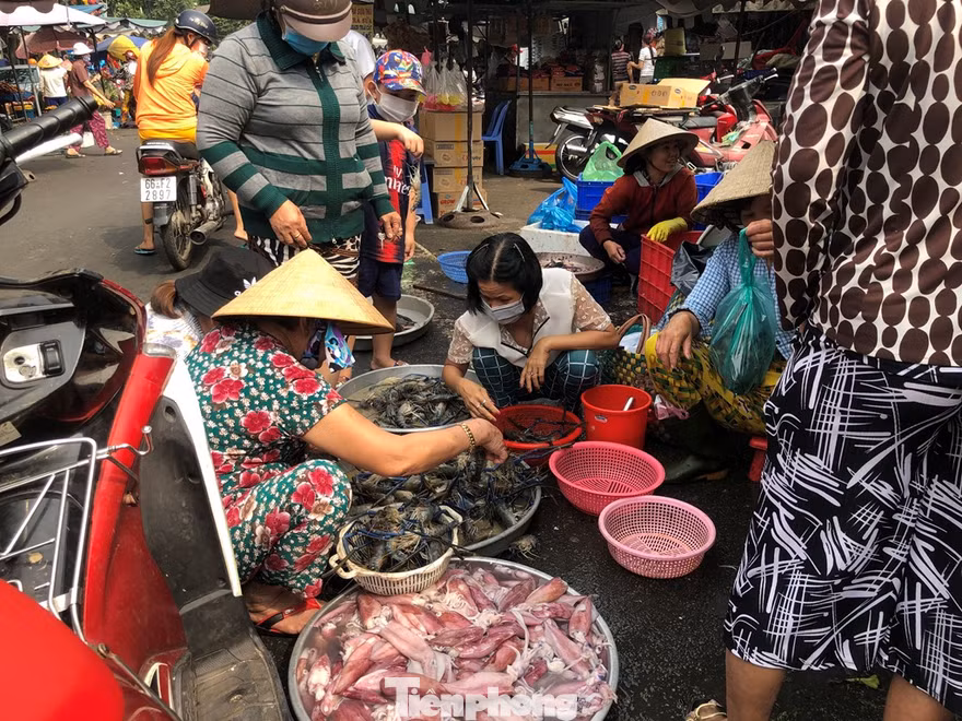 Trước 'bão' corona, cá lóc nướng vẫn đắt hàng ngày Thần Tài