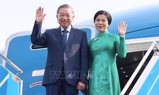Tổng Bí thư Tô Lâm và Phu nhân lên đường thăm cấp Nhà nước Hàn Quốc
