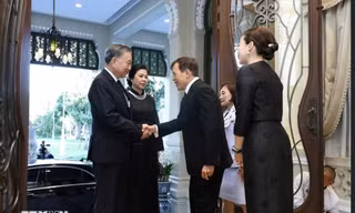 Tổng Bí thư, Chủ tịch nước Tô Lâm cùng Phu nhân hội kiến Nhà vua và Hoàng hậu Thái Lan 