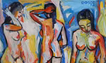 Họa sĩ Đỗ Sơn - tuổi 80 vẫn mê tranh nude, thuê người mẫu về nhà vẽ
