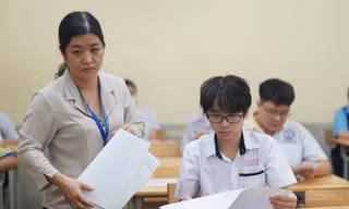 Sở GD&ĐT TPHCM đang lấy ý kiến phương án thi vào lớp 10. Ảnh minh họa: Phạm Nguyễn