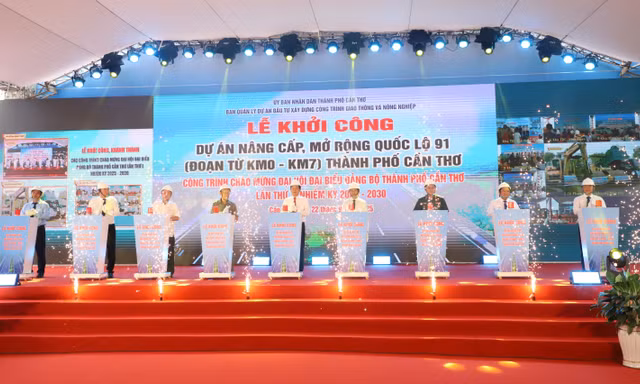 Khởi công, khánh thành 18 công trình, tổng vốn hơn 12.000 tỷ ở Cần Thơ 