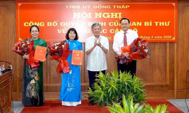 Ban Bí thư Trung ương Đảng chuẩn y nhân sự ở Đồng Tháp
