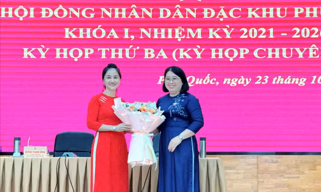 Bà Nguyễn Thị Kim Loan được bầu làm Phó Chủ tịch UBND đặc khu Phú Quốc