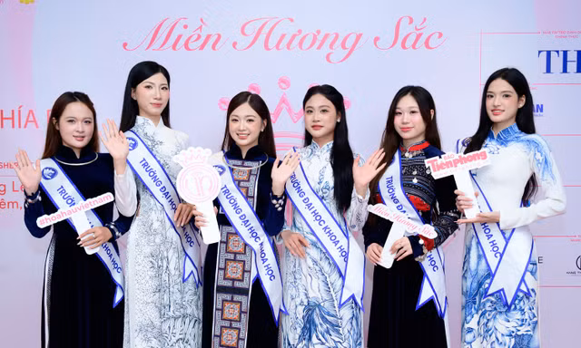 Rạng rỡ sắc màu dân tộc: Dàn nữ sinh trường ĐH Khoa học (ĐH Thái Nguyên) tỏa sáng tại Sơ khảo 'Hoa hậu Việt Nam 2026'