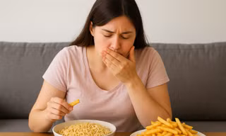 Nữ sinh 18 tuổi nhập viện vì rối loạn ăn uống, có lúc ăn 4 bát mì tôm cùng lúc