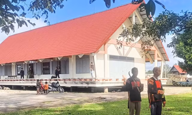 Ngôi nhà cộng đồng buôn M’Liêng, nơi diễn ra các lễ hội lớn nhỏ trong buôn