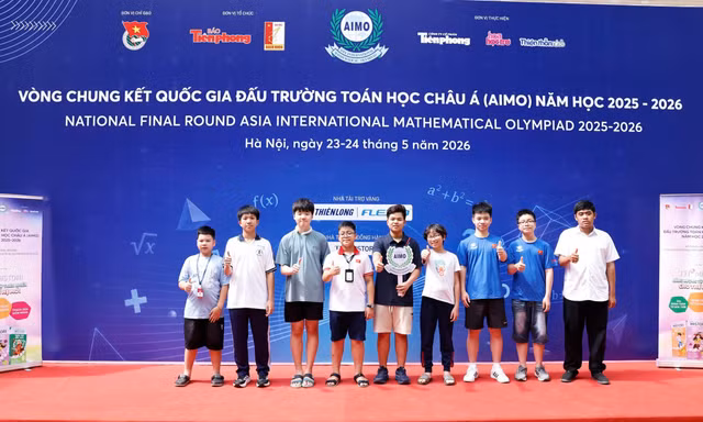 Huy chương Vàng quốc tế 2025 thử sức lần 2 tại sân chơi AIMO 2026