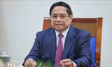Thủ tướng Phạm Minh Chính điện đàm với Thủ tướng Campuchia Hun Manet