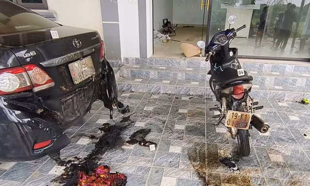 Bắt giữ đối tượng phóng hỏa đốt ô tô hàng xóm