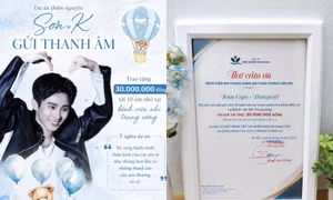 Fan Sơn.K hỗ trợ viện phí cho các em nhỏ: Khi yêu thương không chỉ hướng về thần tượng