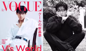 Khả năng "bắn ảnh" đỉnh cao của V BTS trên bìa VOGUE Nhật số tháng 2/2026