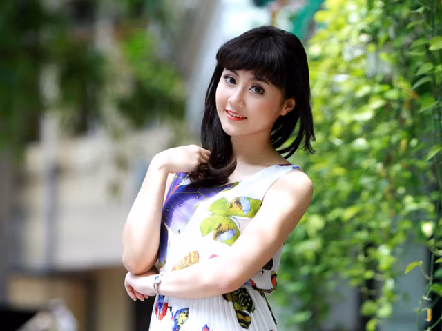 Ngắm nữ sinh xinh đẹp và năng động