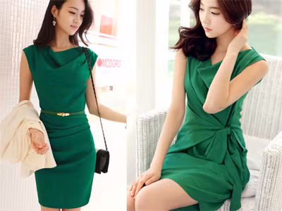 Diện váy dịu dàng nơi công sở