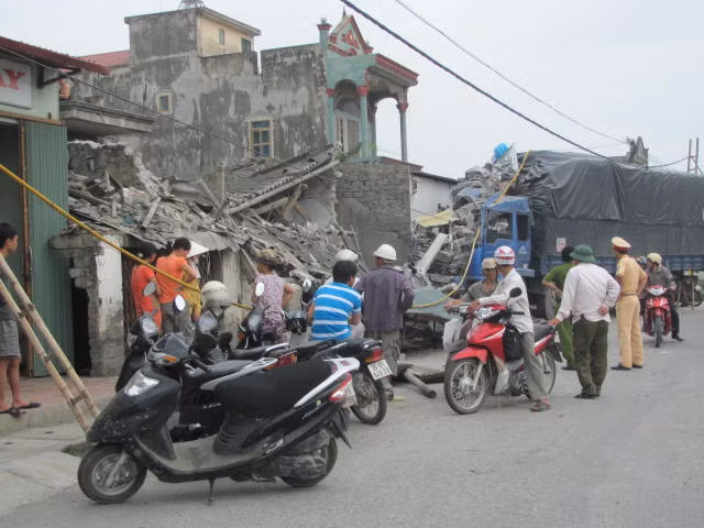 Hiện trường vụ tai nạn