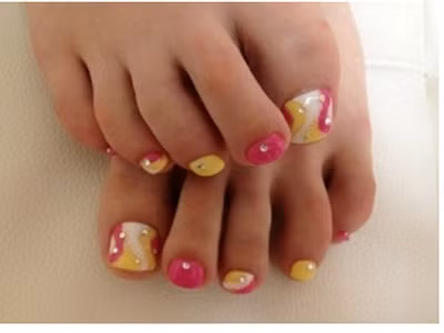 Nail xinh cho đôi chân hoàn hảo