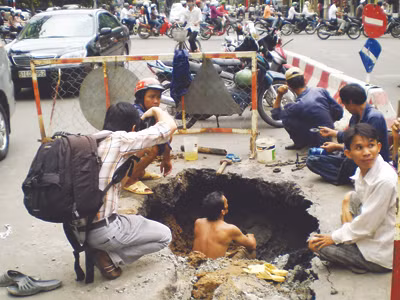 Hố 'tử thần' chưa thể khắc chế