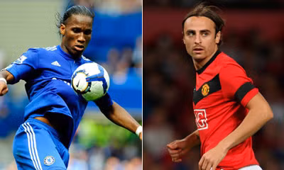 Berbatov, Drogba thành hàng thải. Ảnh: Guardian.