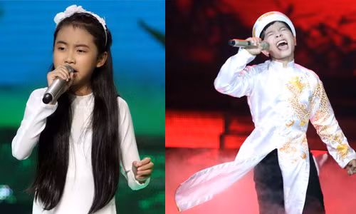 Phương Mỹ Chi và Quang Anh, hai sao nhí có cát sê cao nhất hiện nay - Ảnh: Độc Lập