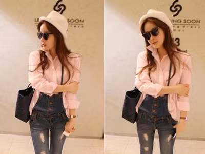 Quần yếm cho bạn gái tinh nghịch