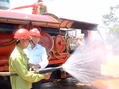 Xe chữa cháy tự hành độc nhất vô nhị
