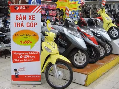 Khổ vì mua xe máy trả góp
