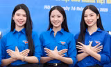Hoa hậu Hà Trúc Linh, Á hậu Vân Nhi cổ vũ 8.800 tình nguyện viên phục vụ đại lễ 2/9