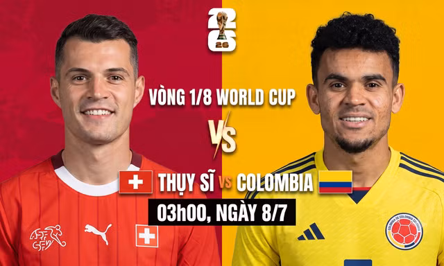 Nhận định Thụy Sĩ vs Colombia, 03h00 ngày 8/7: Lịch sử gọi tên ai?