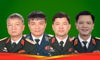 Chân dung bốn tướng lĩnh Quân đội vừa được thăng quân hàm Thượng tướng