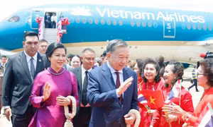 Tổng Bí thư, Chủ tịch nước Tô Lâm và Phu nhân bắt đầu thăm chính thức Thái Lan