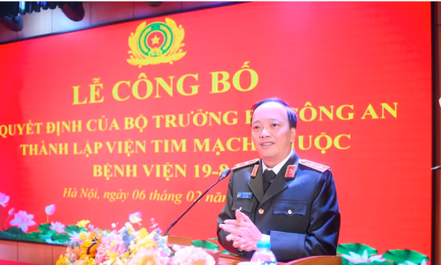 Bộ Công an thành lập Viện Tim mạch thuộc Bệnh viện 19/8