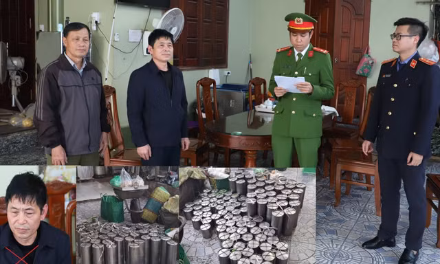 Khởi tố đối tượng sử dụng chất cấm sản xuất 256kg giò 