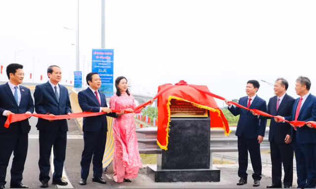 Khánh thành đường hơn 5.000 tỷ đồng kết nối Ninh Bình – Hưng Yên – Hải Phòng