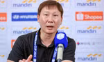 HLV Kim Sang-sik hài lòng với chiến thắng 3-0 của U23 Việt Nam trước U23 Lào. 