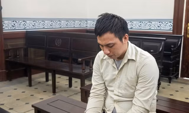 Đoàn Văn Trọng tại phiên tòa.