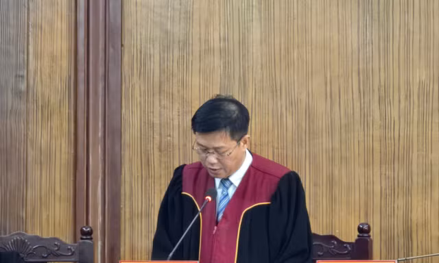 Thẩm phán Ngô Ngọc Thắng.