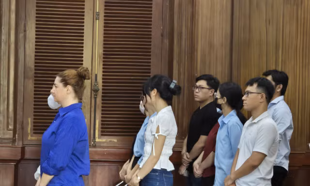 Các bị cáo trong vụ án.