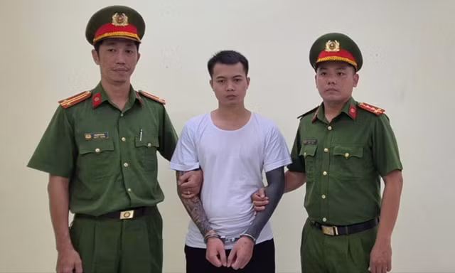 Bị can Lê Anh Điệp.