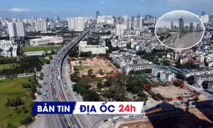 Địa ốc 24H: Dừng khu phức hợp trên 'đất vàng' để làm công viên; hiện trạng khu đất cạnh Vành đai 3 sắp xây NƠXH