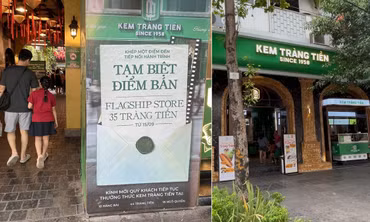 Cửa hàng kem ở số 35 Tràng Tiền sắp đóng cửa, cửa hàng Kem Tràng Tiền mới đã hoạt động