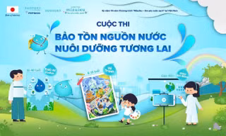 Chương trình 'Mizuiku – Em yêu nước sạch' chính thức phát động cuộc thi 'Bảo tồn nguồn nước – Nuôi dưỡng tương lai'