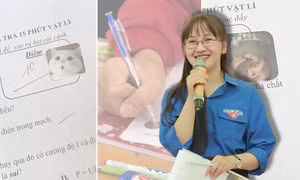 Clip cô giáo Gen Z cho học sinh "cào tem trúng điểm" thu hút hơn 11 triệu view