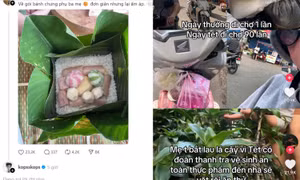Muôn kiểu Gen Z "quẩy" Tết: Gói bánh chưng nhân "lạ", dọn nhà "hề hước" đã xong