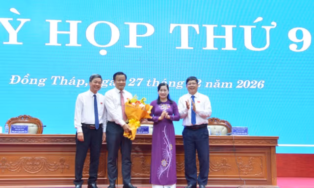 Bí thư phường Sa Đéc làm Phó Chủ tịch UBND tỉnh Đồng Tháp